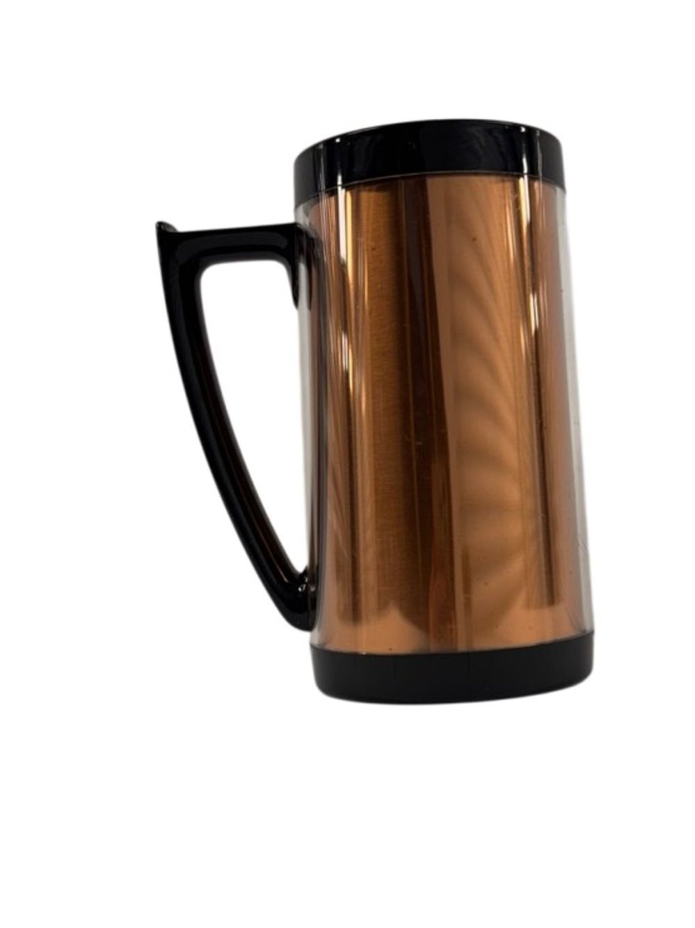Copper Metallic Insulated Copper Mug Black Handle